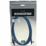 Manhattan SuperSpeed USB 3.0 A Male/A Female Extension Cable, 10 ft (3m), Blue