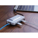 USB-C&trade; 3-Port Hub with Gigabit Ethernet and Power Delivery