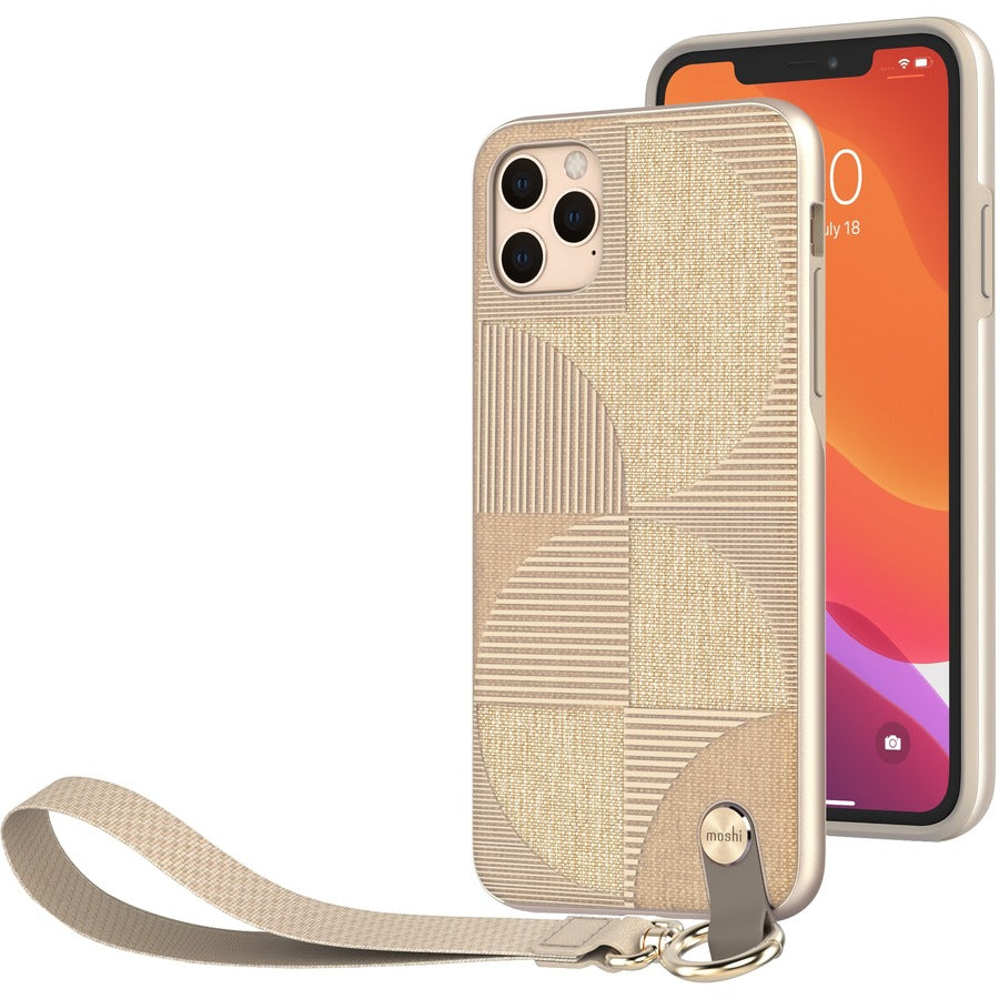 Moshi Altra Carrying Case Apple iPhone 11 Pro Max Smartphone - Sahara Beige