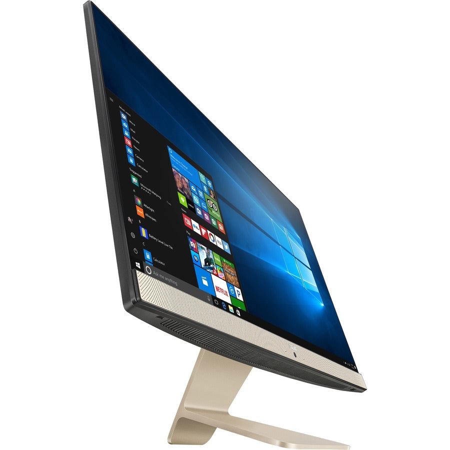 Asus Vivo AiO V241EA-DB003 All-in-One Computer - Intel Pentium Gold 7505 2 GHz - 8 GB RAM DDR4 SDRAM - 512 GB M.2 PCI Express SSD - 23.8" Full HD 1920 x 1080 - Black, Gold