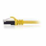 C2G 14ft Cat6 Snagless Shielded (STP) Ethernet Cable - Cat6 Network Patch Cable - PoE - Yellow