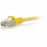 C2G 14ft Cat6 Snagless Shielded (STP) Ethernet Cable - Cat6 Network Patch Cable - PoE - Yellow