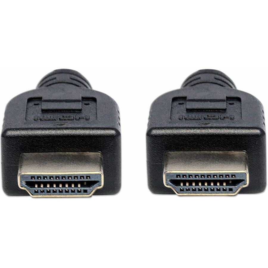 Manhattan In-wall CL3 High Speed HDMI Male to Male Cable with Ethernet, Black, 3 ft