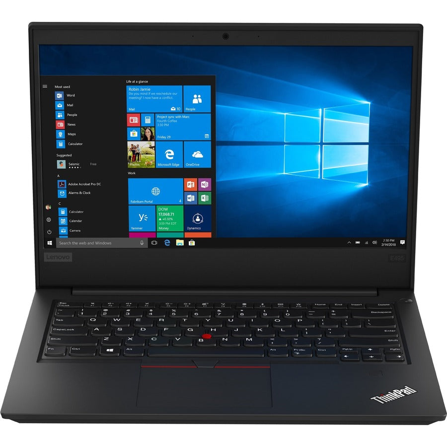 Lenovo ThinkPad E495 20NE0007US 14" Notebook - 1366 x 768 - AMD Ryzen 7 3700U Quad-core (4 Core) 2.30 GHz - 8 GB Total RAM - 1 TB HDD - Glossy Black