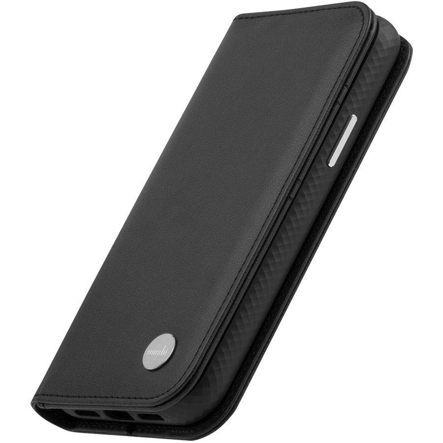 Moshi Overture Carrying Case (Wallet) Apple iPhone 12 mini Smartphone - Jet Black