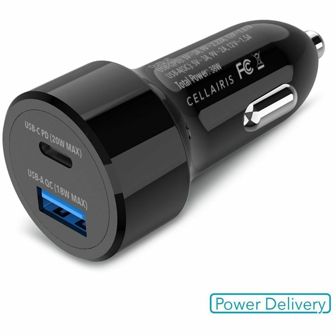 Cellairis Car Charger Power Delivery (PD) 38W