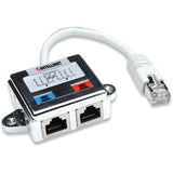 Intellinet Network Solutions 2-Port RJ45 Ethernet Splitter/Combiner, Female to Male, FTP