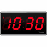 Valcom Digital Clock, 4-Inch, 4-Digits, Wired, 24Vdc