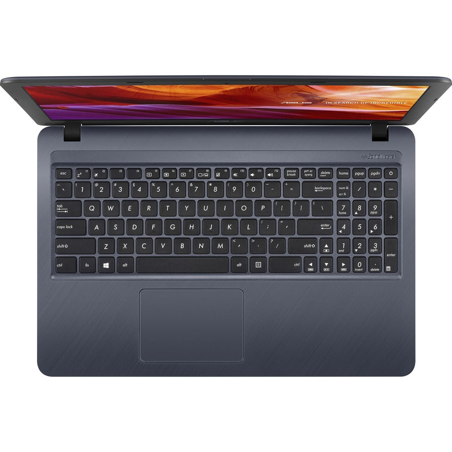 Asus R543MA-RS04 15.6" Notebook - HD - 1366 x 768 - Intel Celeron N4000 Dual-core (2 Core) 1.10 GHz - 4 GB Total RAM - 1 TB HDD - Star Gray, Black