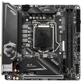 MSI MPG B460I GAMING EDGE WIFI Desktop Motherboard - Intel B460 Chipset - Socket LGA-1200 - Intel Optane Memory Ready - Mini ITX