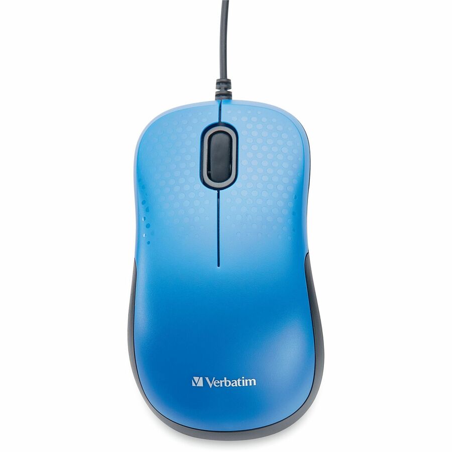 Verbatim Silent Wired Optical Mouse USB-C&trade; - Blue