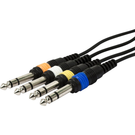 Monoprice 10ft 4-Channel TRS Male to XLR Female Snake Cable