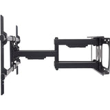 Manhattan TV & Monitor Mount, Wall, Full Motion, 1 screen, Screen Sizes: 37-75" , Black, VESA 200x200 to 800x400mm, Max 75kg, LFD, Tilt & Swivel with 3 Pivots, Lifetime Warranty