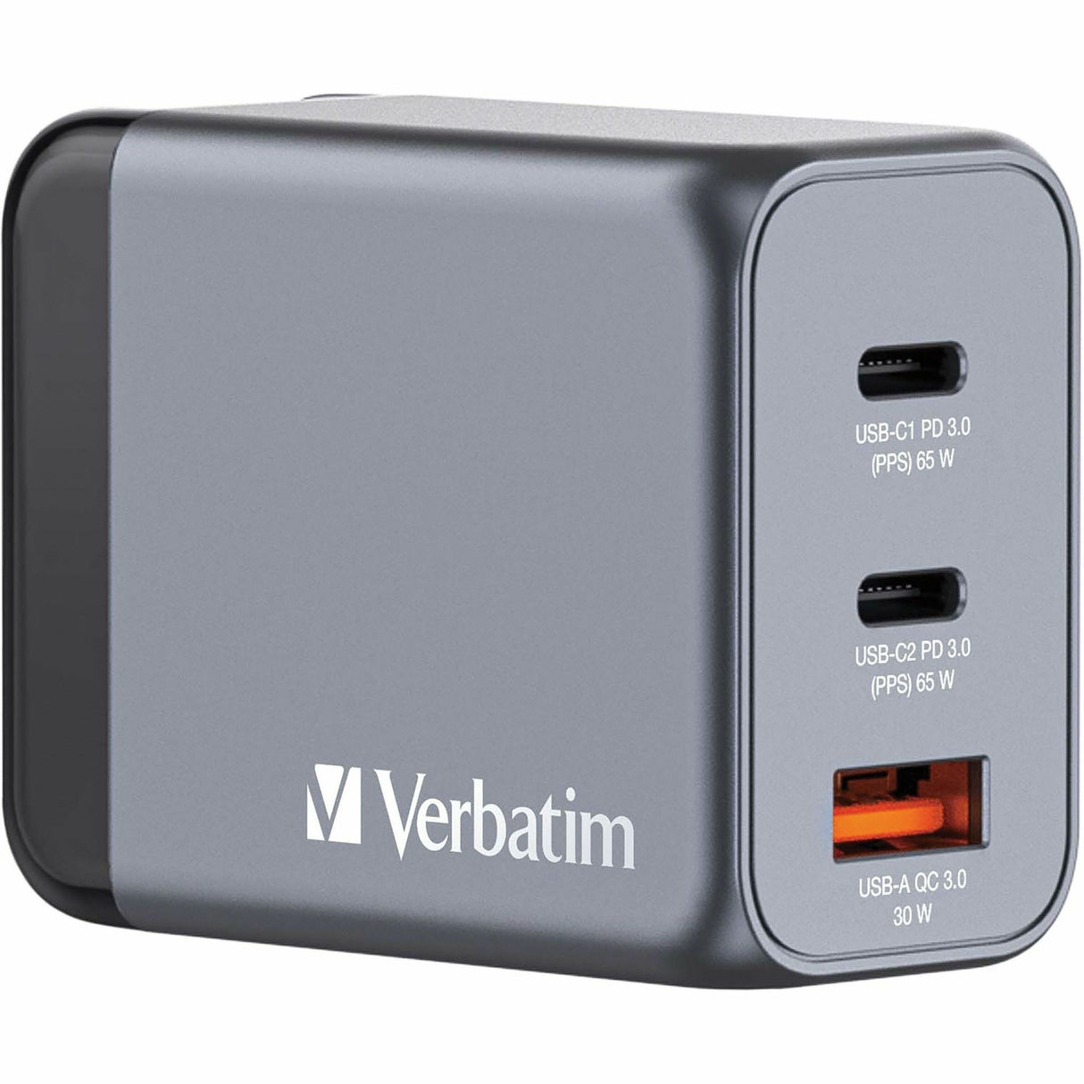 Verbatim 65W 3-Port GaN Wall Charger