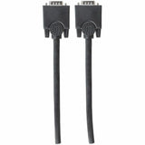 Manhattan SVGA HD15 Male to HD15 Male Monitor Cable, 6', Black