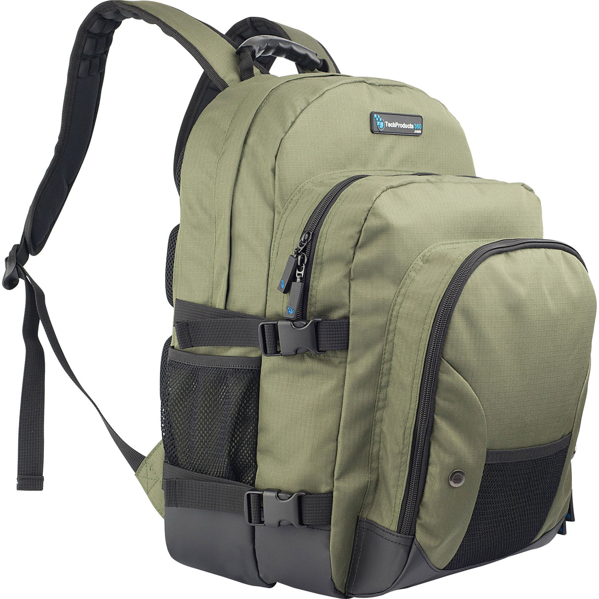 TechProducts360 Tech Pack Carrying Case Notebook - Green