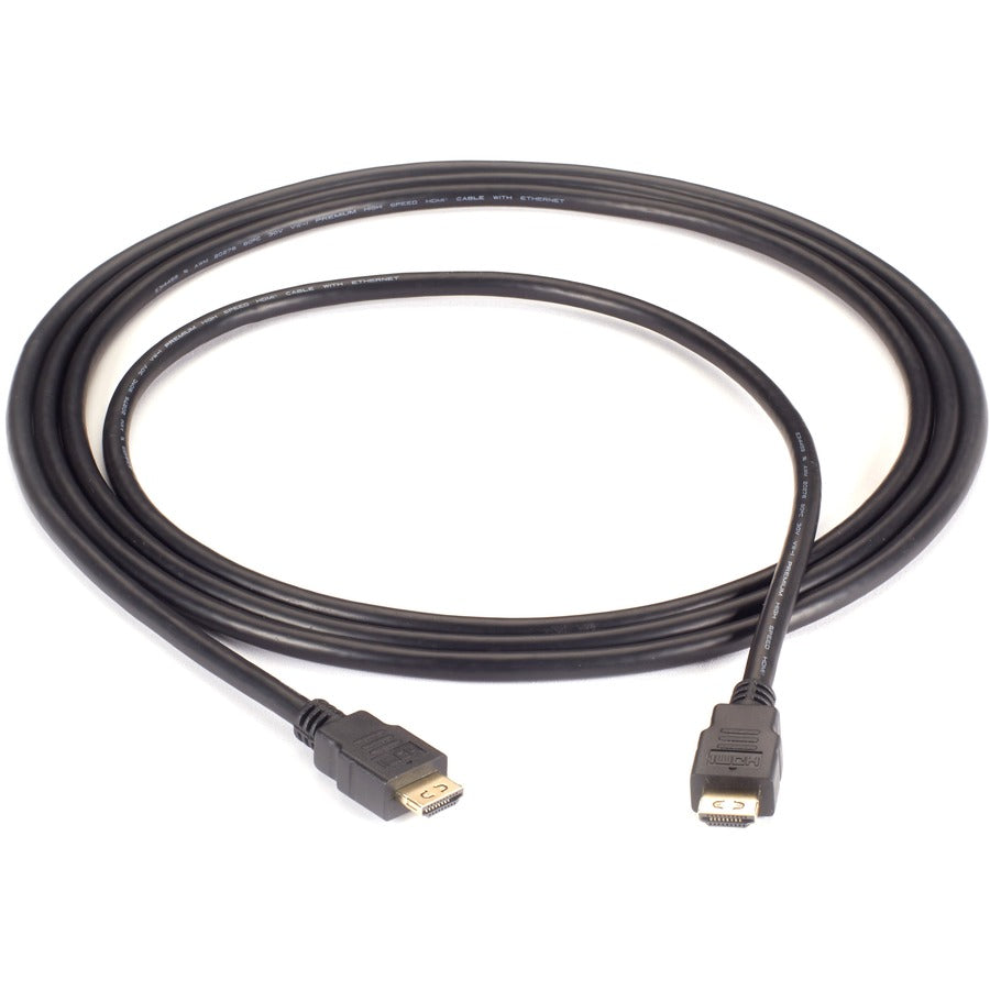 Black Box 10FT Hi-Speed HDMI Cable Ethernet Grip CNCTR HDMI 2.0 4K 60Hz UHD