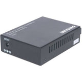 Intellinet Fast Ethernet Single Mode Media Converter, 10/100Base-Tx to 100Base-Fx (SC) Single-Mode, 20km (With 2 Pin Euro Power Adapter)