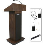 AmpliVox SW505 - Wireless Executive Sound Column Lectern