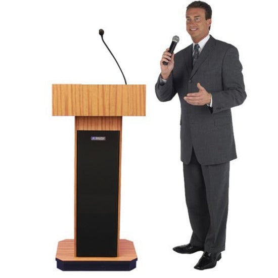 AmpliVox SW505 - Wireless Executive Sound Column Lectern