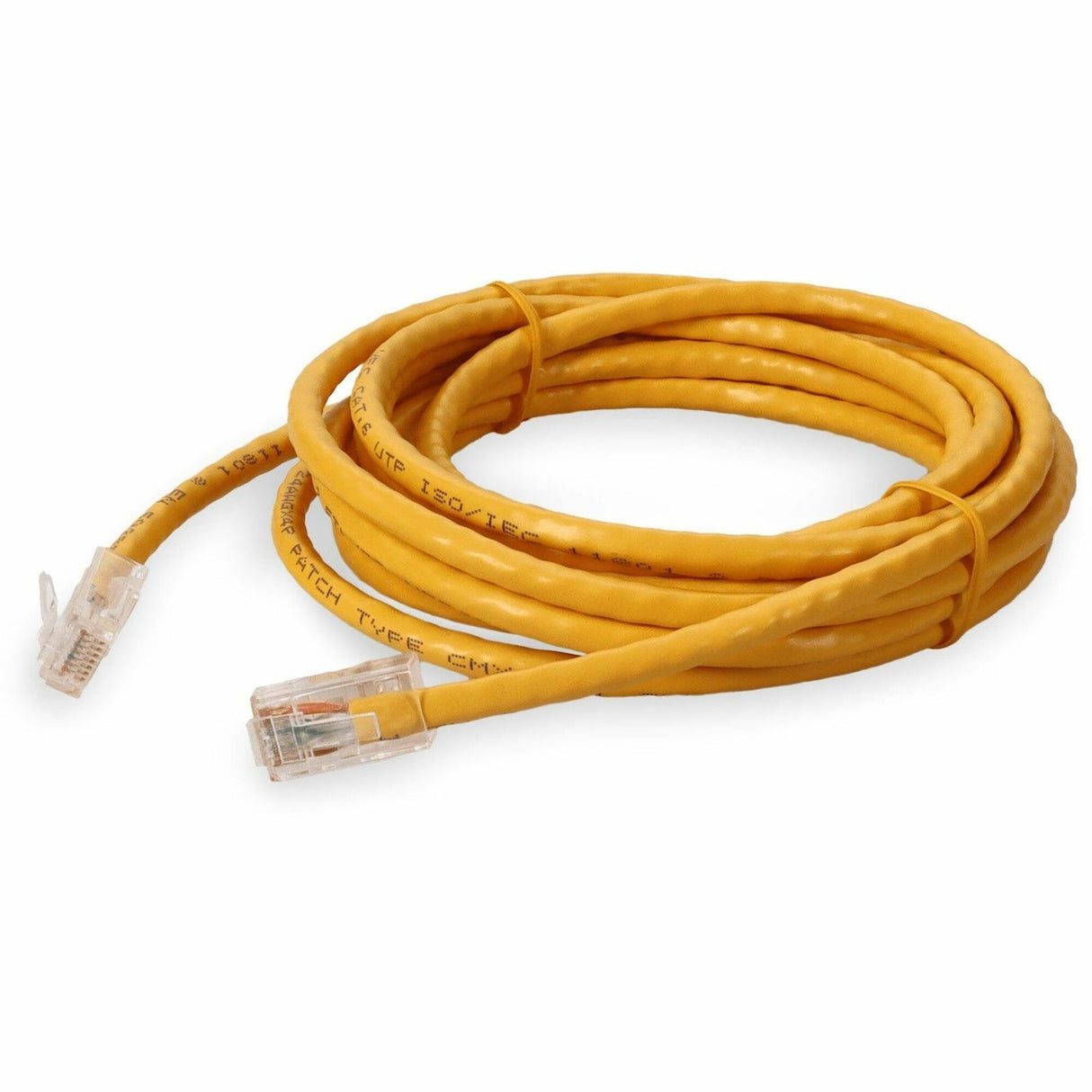 AddOn 2ft RJ-45 (Male) to RJ-45 (Male) Yellow Cat6 UTP PVC Copper Patch Cable