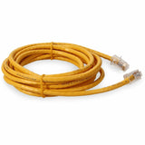 AddOn 2ft RJ-45 (Male) to RJ-45 (Male) Yellow Cat6 UTP PVC Copper Patch Cable