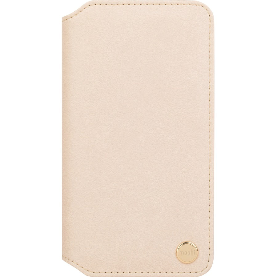 Moshi Overture Carrying Case (Wallet) Apple iPhone XR Smartphone - Savanna Beige