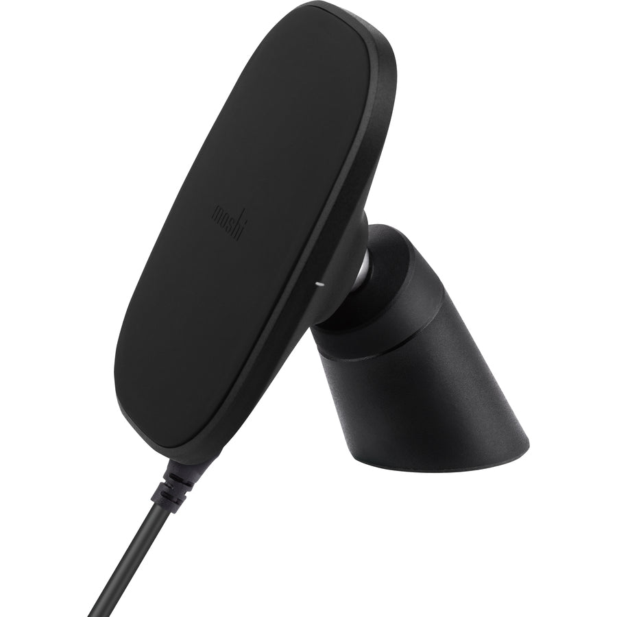 Moshi SnapTo Magnetic Car Mount with Wireless Charging - Black