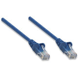 Intellinet Network Patch Cable, Cat5e, 1m, Blue, CCA, U/UTP, PVC, RJ45, Gold Plated Contacts, Snagless, Booted, Lifetime Warranty, Polybag