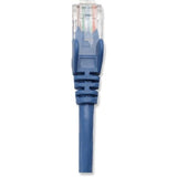 Intellinet Network Patch Cable, Cat5e, 1m, Blue, CCA, U/UTP, PVC, RJ45, Gold Plated Contacts, Snagless, Booted, Lifetime Warranty, Polybag