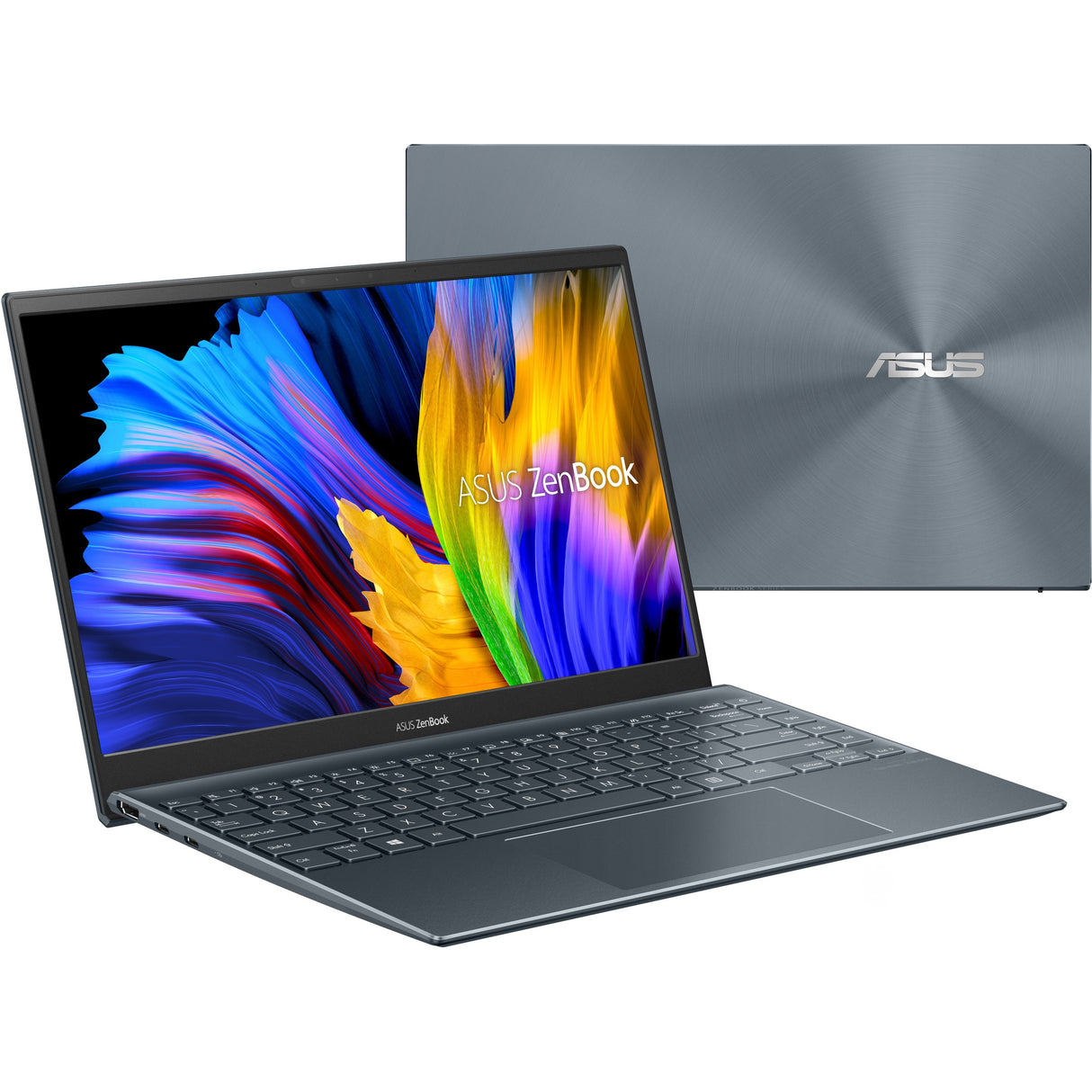 Asus ZenBook 14 UM425 UM425QA-EH74 14" Notebook - Full HD - 1920 x 1080 - AMD Ryzen 7 5800H Octa-core (8 Core) 3.20 GHz - 16 GB Total RAM - 1 TB SSD - Pine Gray