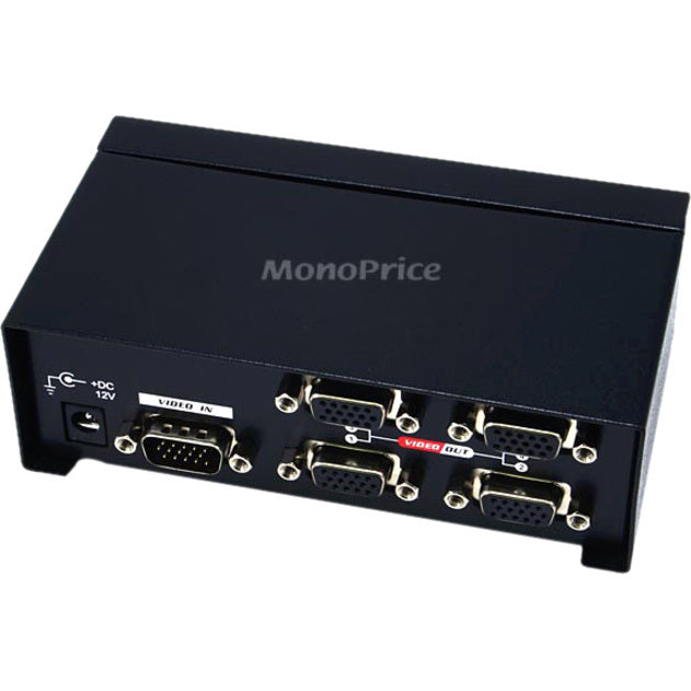 Monoprice 4-Way SVGA VGA Splitter Amplifier Multiplier 300MHz