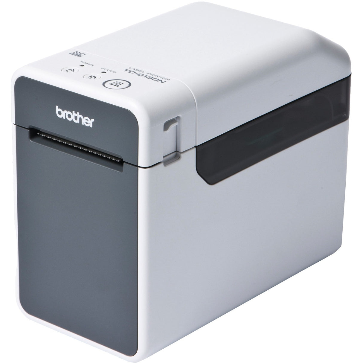 Brother TD-2130NHC Desktop Direct Thermal Printer - Monochrome - Receipt Print - Fast Ethernet - USB - Serial - Wireless LAN