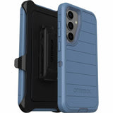 OtterBox Defender Series Pro Rugged Carrying Case (Holster) Samsung Galaxy S24 Smartphone - Baby Blue Jeans (Blue)