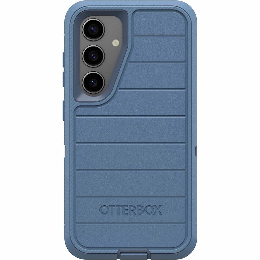 OtterBox Defender Series Pro Rugged Carrying Case (Holster) Samsung Galaxy S24 Smartphone - Baby Blue Jeans (Blue)