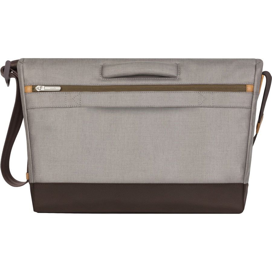 Moshi Aerio Laptop Messenger Bag - Titanium Gray for 15" Laptops, Padded Compartments, Shoulder Strap with ViscoStrap&trade;