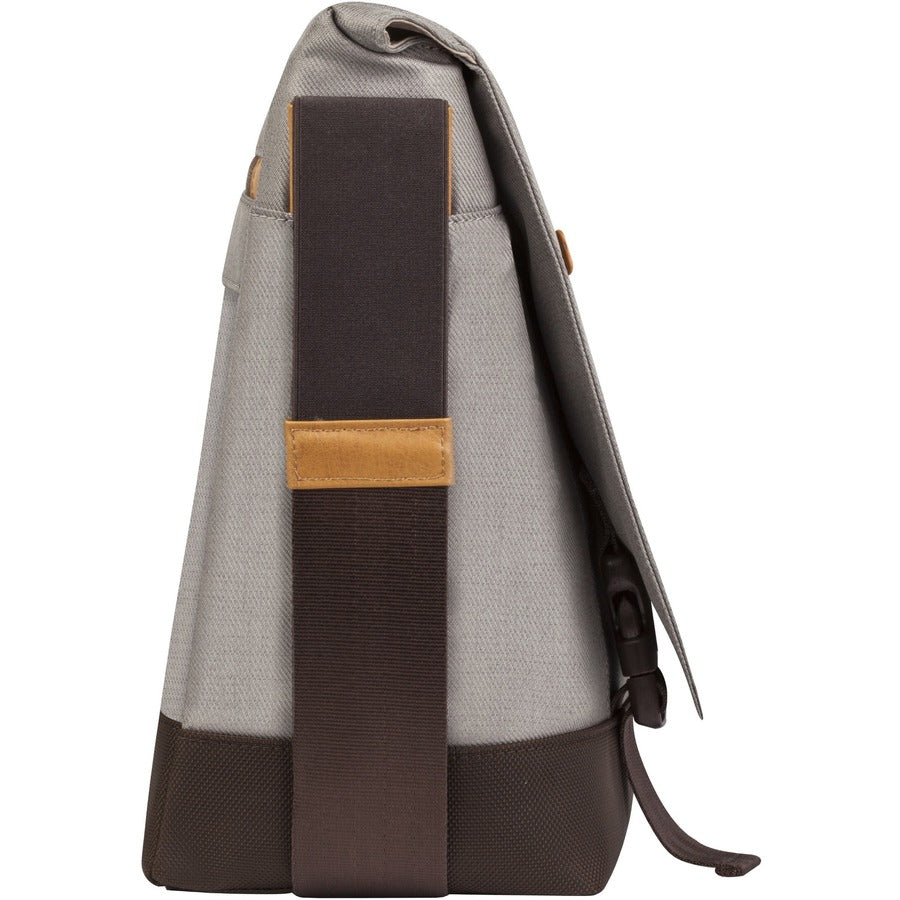 Moshi Aerio Laptop Messenger Bag - Titanium Gray for 15" Laptops, Padded Compartments, Shoulder Strap with ViscoStrap&trade;