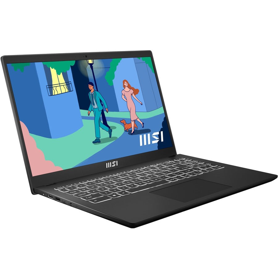 MSI Modern 15 B11M Modern 15 B11M-023US 15.6" Notebook - Full HD - Intel Core i5 11th Gen i5-1155G7 - 16 GB - 1 TB SSD - Classic Black