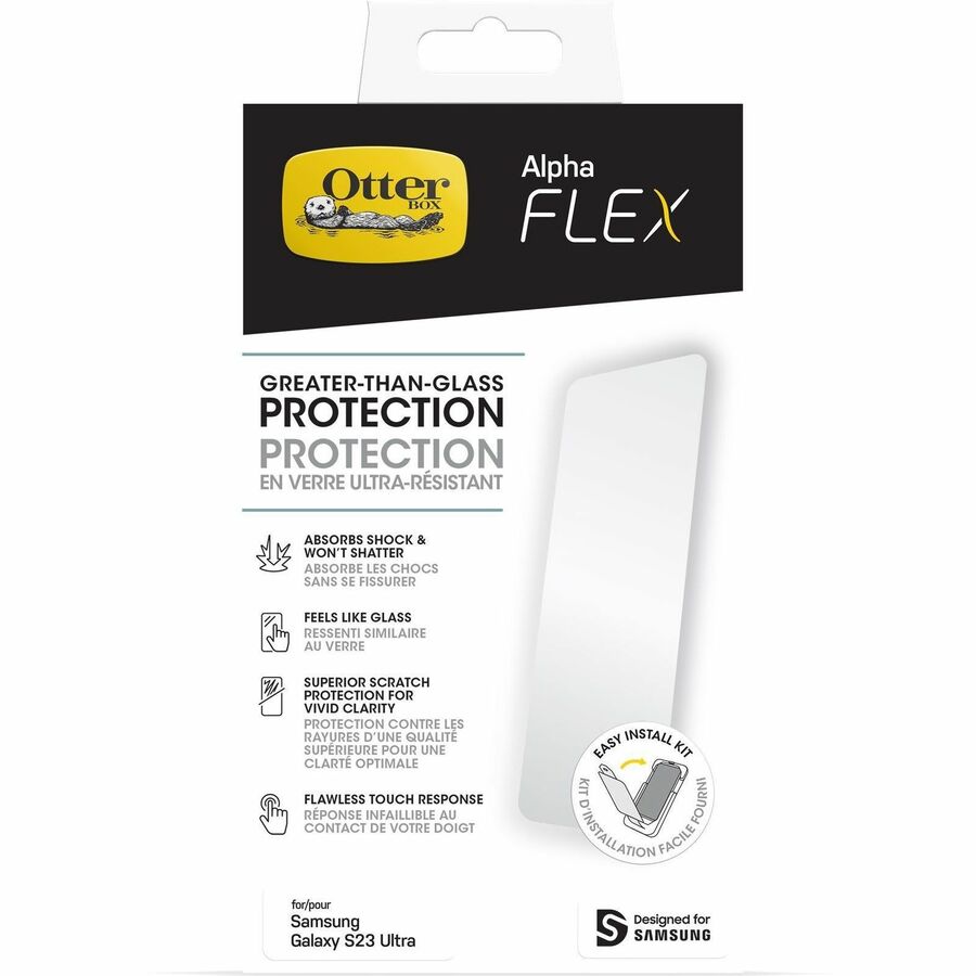 OtterBox Galaxy S23 Ultra Alpha Flex Screen Protector Clear