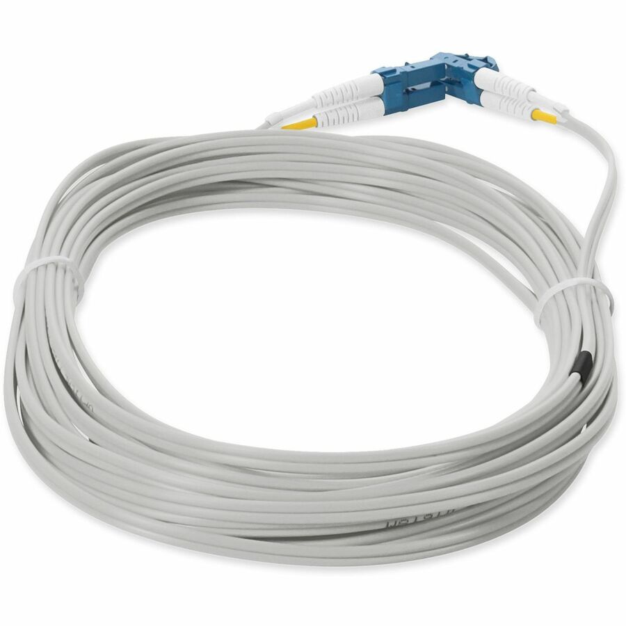 AddOn 1.5m LC (Male) to LC (Male) Gray OS2 Duplex Fiber OFNR (Riser-Rated) Patch Cable