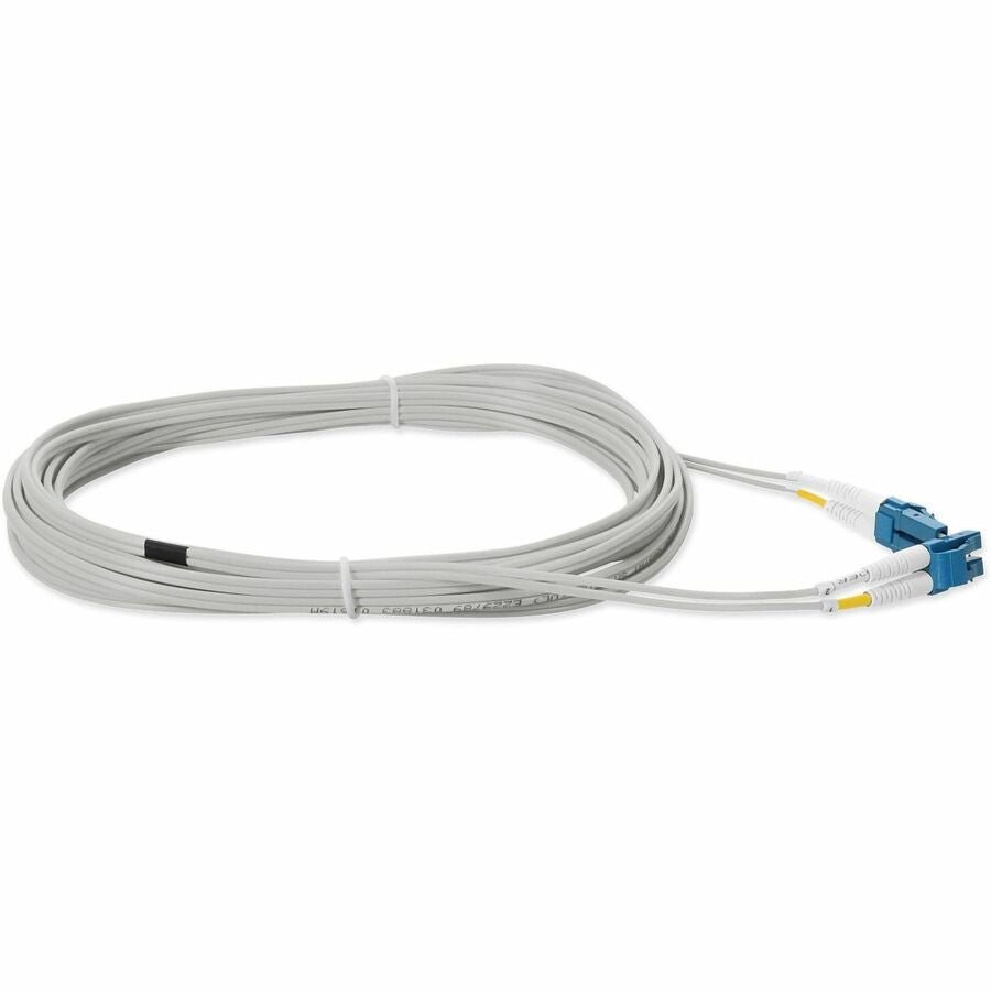 AddOn 1.5m LC (Male) to LC (Male) Gray OS2 Duplex Fiber OFNR (Riser-Rated) Patch Cable