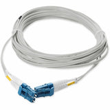 AddOn 1.5m LC (Male) to LC (Male) Gray OS2 Duplex Fiber OFNR (Riser-Rated) Patch Cable