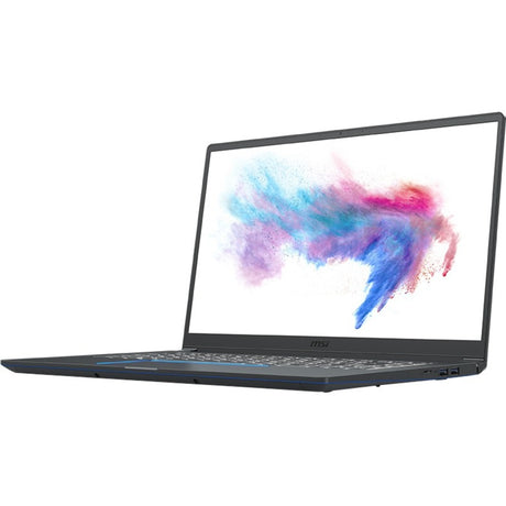 MSI Prestige 15 A10SC-439 15.6" Notebook - 4K UHD - 3840 x 2160 - Intel Core i7 10th Gen i7-10710U 1.10 GHz - 32 GB Total RAM - 1 TB SSD - Gray with Blue Diamond Cut