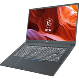 MSI Prestige 15 A10SC-439 15.6" Notebook - 4K UHD - 3840 x 2160 - Intel Core i7 10th Gen i7-10710U 1.10 GHz - 32 GB Total RAM - 1 TB SSD - Gray with Blue Diamond Cut