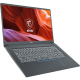 MSI Prestige 15 A10SC-439 15.6" Notebook - 4K UHD - 3840 x 2160 - Intel Core i7 10th Gen i7-10710U 1.10 GHz - 32 GB Total RAM - 1 TB SSD - Gray with Blue Diamond Cut