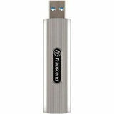 Transcend ESD320A 2 TB Portable Solid State Drive - External - Soft Gray