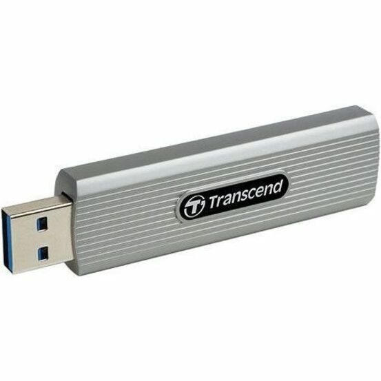 Transcend ESD320A 2 TB Portable Solid State Drive - External - Soft Gray