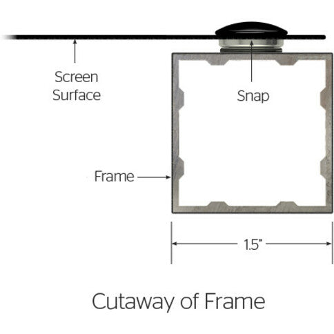 Da-Lite Da-Snap 226" Fixed Frame Projection Screen