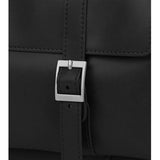 Moshi Treya Briefcase - Jet Black, Two-in-one Messenger, Briefcase for Laptops up to 13" , Vegan Leather, Removable Clutch, RFID Pocket