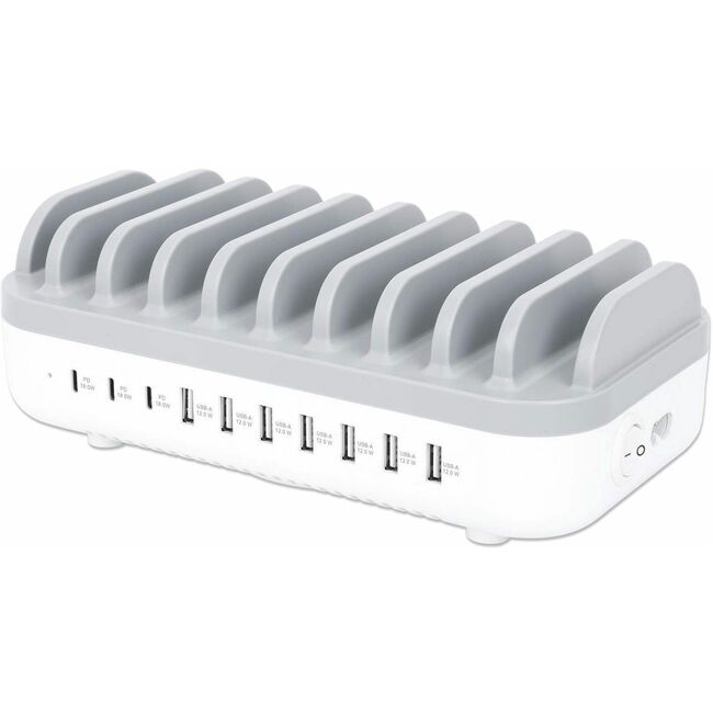 Manhattan 10-Port USB Charging Station - 120 W